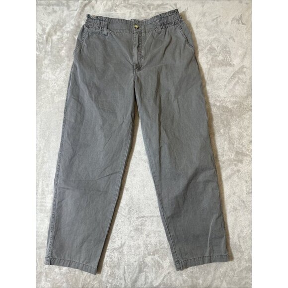 Women’s Sundance Paper bag Waist Pants Gray Size 12 - Picture 2 of 12